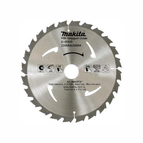 ���� ������� �� ������ 210x30, 24T Makita (D-45939)