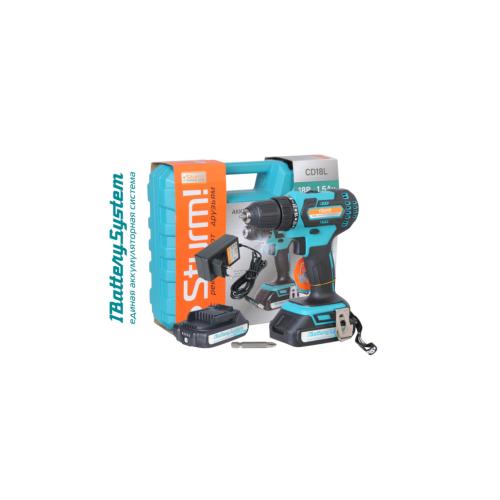 ���������� Sturm CD18L (1BatterySystem18V, 27��, 2x���1.5�/� � ��, ����)