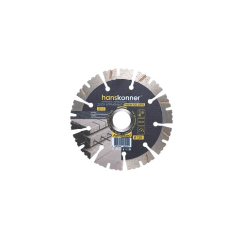 ���� �������� 125x22.23x2.1x12�� (�����-�������) Hanskonner (H9021-125-22TS) (����� �����. �����)