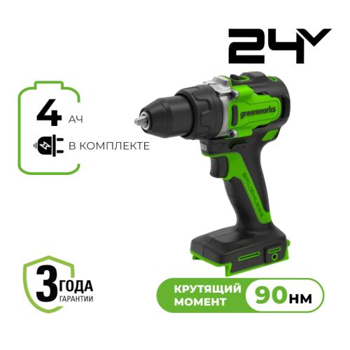 ���������� �������������� Greenworks GD24DD90 (3707507CUB) (24V, ����, 45/90 ��, ���x4�� � ��)