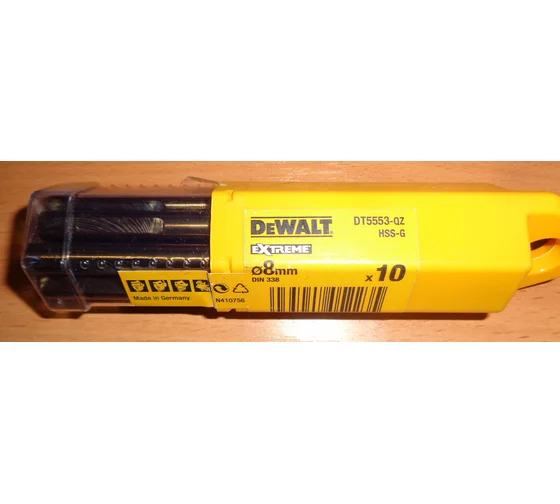     DEWALT DT5553-QZ (8,0117 , HSS-G EX2, 10 )