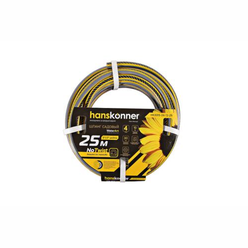����� ���������� 1/2", 25�, 4-� �������, ������������ Hanskonner (HK3015-24-12-25)