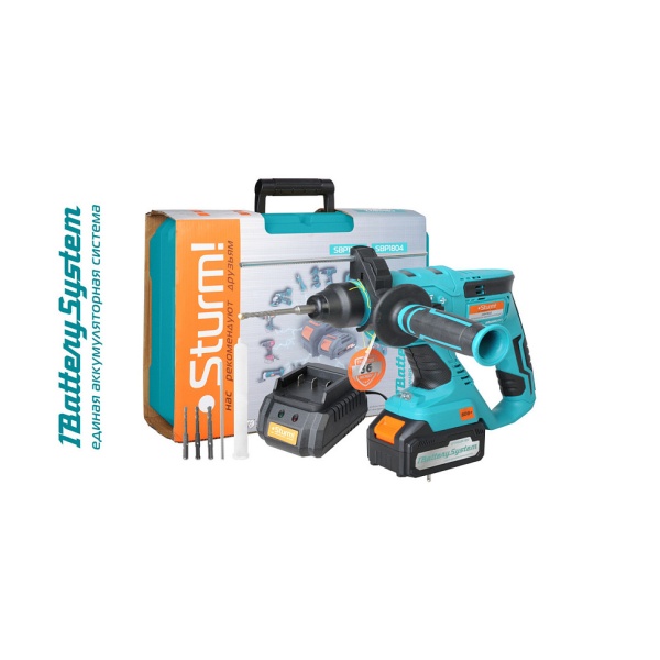 ���������� �������������� Sturm CRH1822 (1BatterySystem18V, �����������, ��� 3�� � ��)