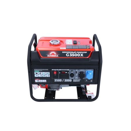 Генератор бензиновый SUNREKA G3500X (3,5кВт, 1-Ф, ручной стартер) 211001, 211001 Генератор бензиновый SUNREKA G3500X (3,5кВт, 1-Ф, ручной стартер) 211001