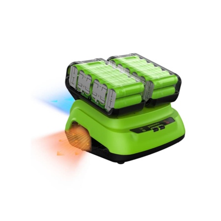 �������� ���������� Greenworks G24X2C8 (2958807) (24�, 8�, �������������, 2-� ��������)