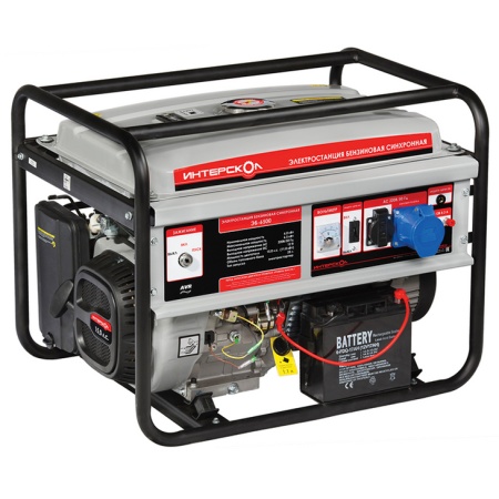 Бензогенератор ИНТЕРСКОЛ ЭБ-6500, 280.1.0.00 Бензогенератор ИНТЕРСКОЛ ЭБ-6500