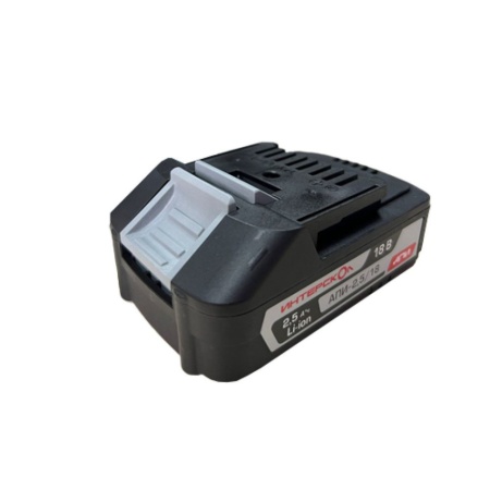 Аккумулятор ИНТЕРСКОЛ АПИ-2.5/18, 18В, 2.5А/ч, Li-lon (2400.024), 2400.024 Аккумулятор ИНТЕРСКОЛ АПИ-2.5/18, 18В, 2.5А/ч, Li-lon (2400.024)