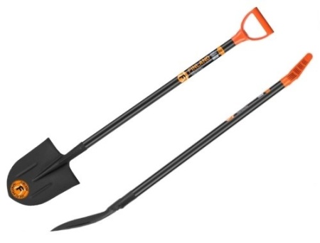 Лопата штыковая ЦИ "Finland" остроконечная с ребрами жесткости 1463-Ч, 1463-Ч Лопата штыковая ЦИ "Finland" остроконечная с ребрами жесткости 1463-Ч