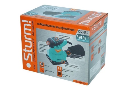Шлифмашина вибрационная STURM OS8032, OS8032 Шлифмашина вибрационная STURM OS8032