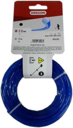 Леска 3,0мм OREGON ROUND 15м, круг., 593192 Леска 3,0мм OREGON ROUND 15м, круг.