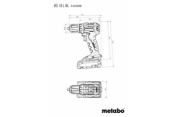  METABO BS18LBL 2x4/ LiHD() 602326800