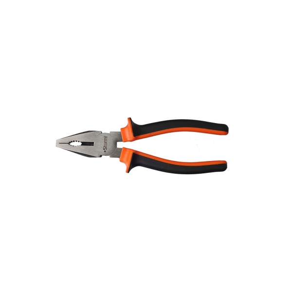 Пассатижи 180мм, двухкомп. рукоятки, CrV STURM 1200102SP, 1200102SP Пассатижи 180мм, двухкомп. рукоятки, CrV STURM 1200102SP