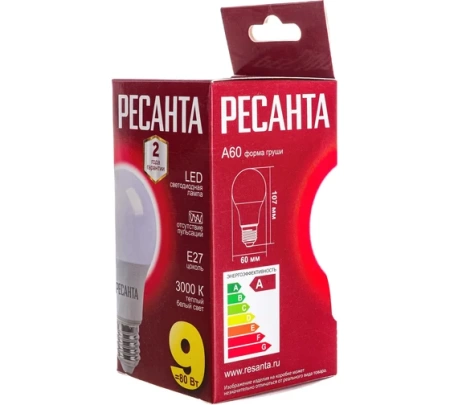    LL-R-A60-9W-230-3K-E27