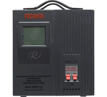 Стабилизатор Ресанта АСН-3000/1-Ц, 63/6/5 Стабилизатор Ресанта АСН-3000/1-Ц