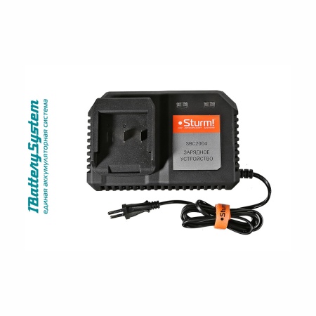 Зарядное устройство STURM SBC2004 (1BatterySystem18V, 4,5А, система охлаждения), SBC2004 Зарядное устройство STURM SBC2004 (1BatterySystem18V, 4,5А, система охлаждения)