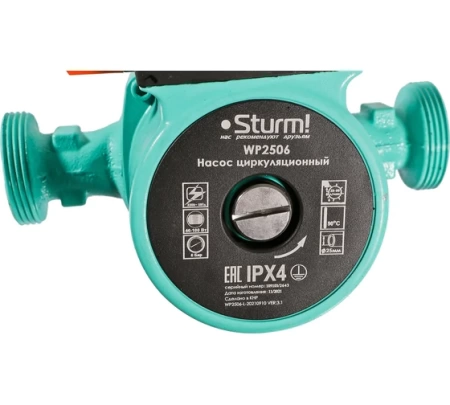 Насос циркуляционный STURM WP2506, WP2506 Насос циркуляционный STURM WP2506