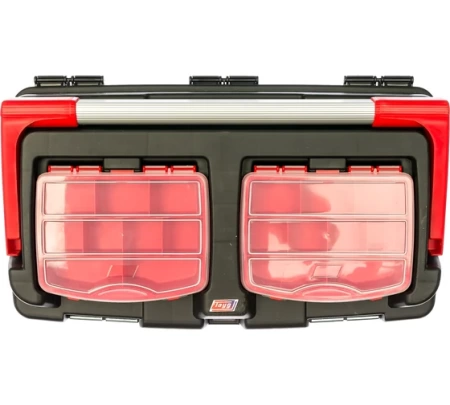 Ящик для инструментов TAYG №500 (500х295х270мм) лоток+2 органайзера в крышке 165009, 165009 Ящик для инструментов TAYG №500 (500х295х270мм) лоток+2 органайзера в крышке 165009