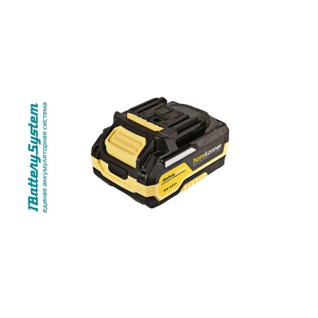 Аккумулятор HANSKONNER 18В, 4А/ч, 1BatterySystem18V (HBP2004), HBP2004 Аккумулятор HANSKONNER 18В, 4А/ч, 1BatterySystem18V (HBP2004)