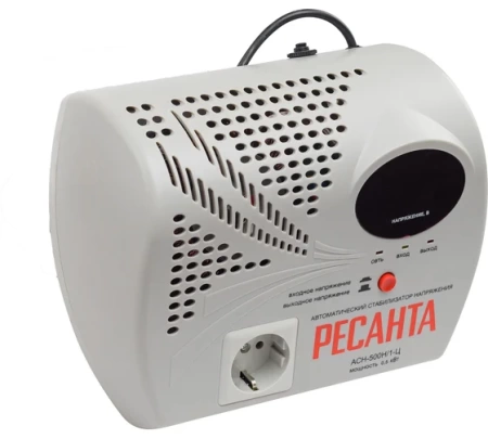 Стабилизатор напряжения серии LUX РЕСАНТА АСН-500Н/1-Ц, 63/6/9 Стабилизатор напряжения серии LUX РЕСАНТА АСН-500Н/1-Ц
