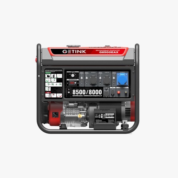 Генератор бензиновый GETINK G8500EAX (8,5кВт, 1-Ф, электростартер) 11010, 11010 Генератор бензиновый GETINK G8500EAX (8,5кВт, 1-Ф, электростартер) 11010