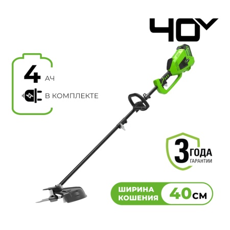 ������� �������������� Greenworks GD40BCK4 (40V, 35��, ��� 4�� � ��) 1301507UB