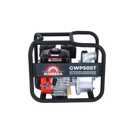 Мотопомпа бензиновая SUNREKA GWP50ST (7л/с, 550л/мин, для слабозагр. воды) 215001, 215001 Мотопомпа бензиновая SUNREKA GWP50ST (7л/с, 550л/мин, для слабозагр. воды) 215001