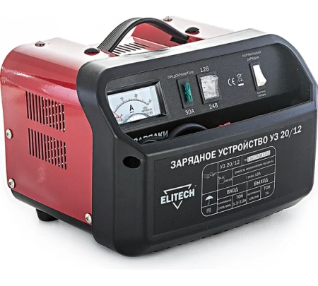 Зарядное устройство Elitech УЗ 20/12, УЗ 20/12 Зарядное устройство Elitech УЗ 20/12