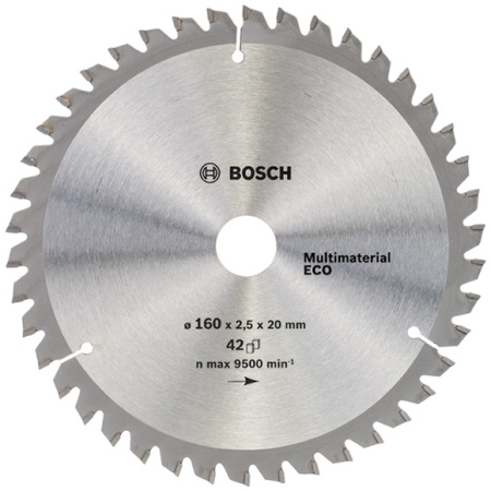 Диск пильный BOSCH 160х20/16х42T Multi ECO, 2608641800 Диск пильный BOSCH 160х20/16х42T Multi ECO