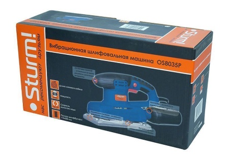 Вибрационная шлифовальная машина STURM OS8035P, OS8035P Вибрационная шлифовальная машина STURM OS8035P