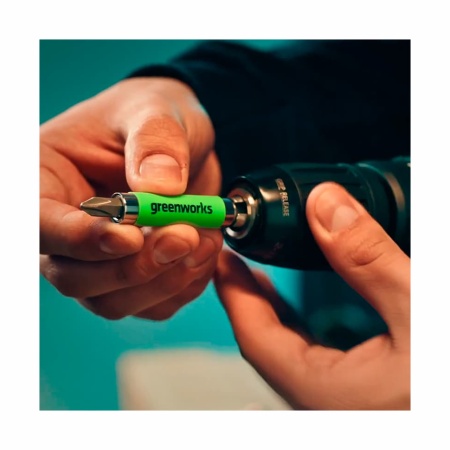 ����� ���, �������� ������� 40 ���������, HEX 1/4, ���� GREENWORKS (2944207)