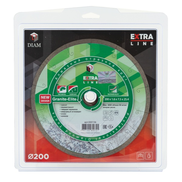 ���� �������� 200x1.6x7.5x25.4 ������ Diam (000156) (������-����, ��������)