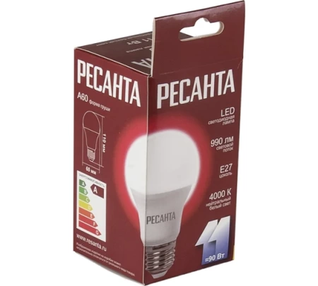    LL-R-A60-11W-230-4K-E27