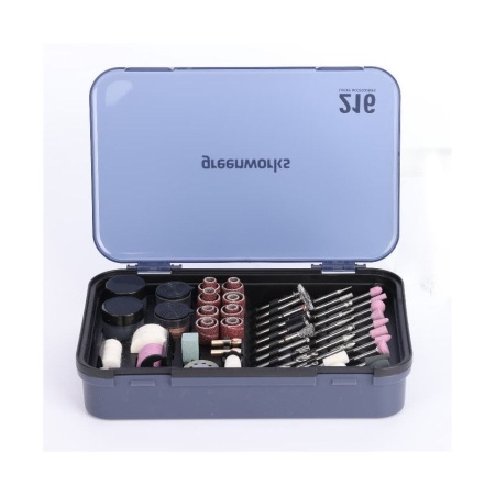 Набор насадок для гравера GREENWORKS 216 предметов в кейсе (3503507), 3503507 Набор насадок для гравера GREENWORKS 216 предметов в кейсе (3503507)