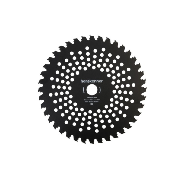 Диск для триммера 255хТ40х25,4мм Sickle HANSKONNER H8952D-1004, H8952D-1004 Диск для триммера 255хТ40х25,4мм Sickle HANSKONNER H8952D-1004