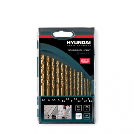     HSS-G DIN338 (13) 1,5-6,5mm x0,5 TIN 202903