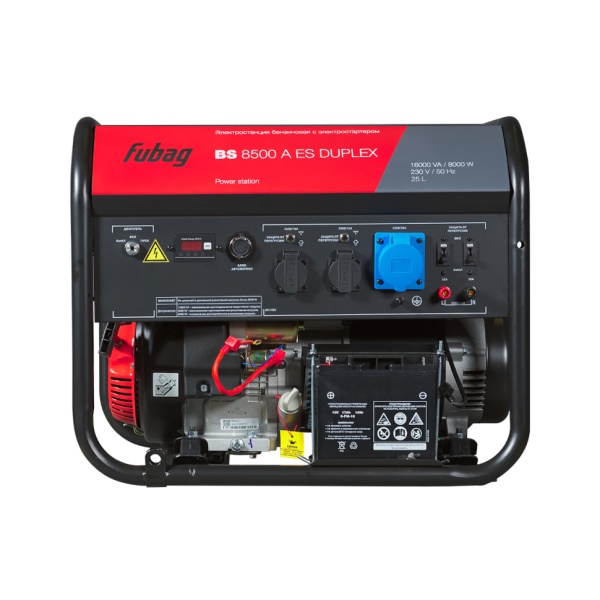 Генератор бензиновый FUBAG BS 8500 A ES Duplex (641089), 641089 Генератор бензиновый FUBAG BS 8500 A ES Duplex (641089)