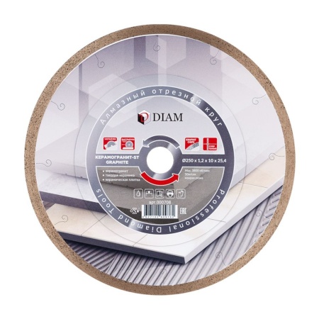   250x1,2x10x25,4 1A1R GRAPHITE Extra Line (-ST) DIAM (000708)