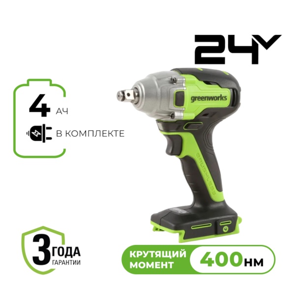 ��������� ������� �������������� Greenworks GD24IW400 (3802907CUB) (24�, ���x4�/� � ��)