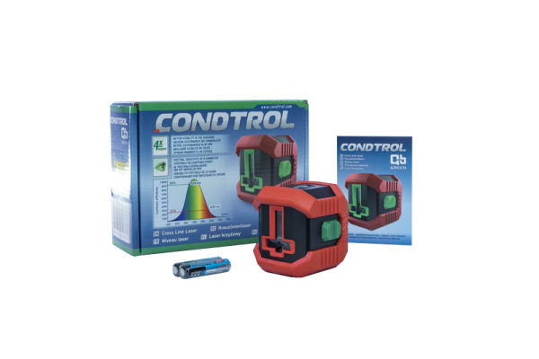 Нивелир лазерный CONDTROL QB Green 1-2-304, 1-2-304 Нивелир лазерный CONDTROL QB Green 1-2-304