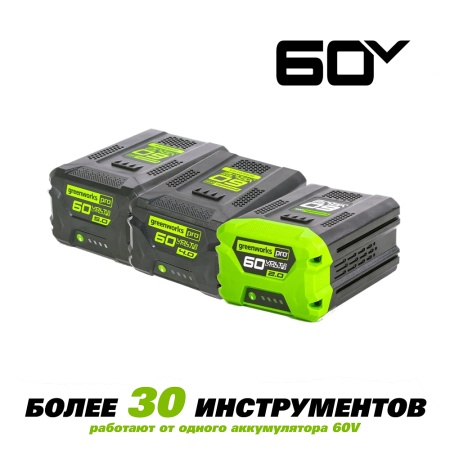 ���� ������ �������������� Greenworks GD60CS25 (��� ��� � ��) 2008907