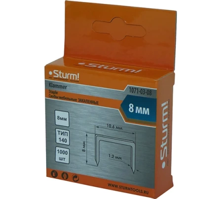 Скобы для степлера STURM 1071-03-08, 1071-03-08 Скобы для степлера STURM 1071-03-08