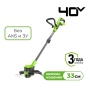 Триммер аккумуляторный GREENWORKS G40LT331 (40V, 33см, без АКБ и ЗУ) 2113507, 2113507 Триммер аккумуляторный GREENWORKS G40LT331 (40V, 33см, без АКБ и ЗУ) 2113507