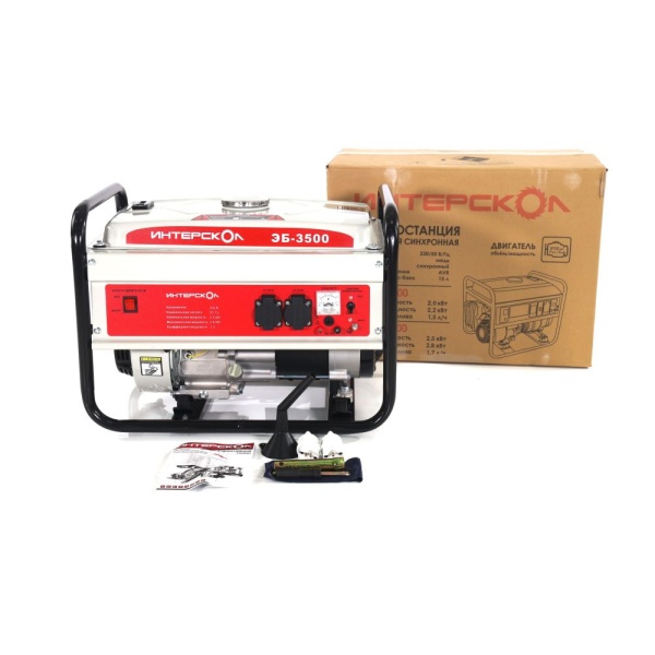 Генератор бензиновый ИНТЕРСКОЛ ЭБ-3500 (794.0.0.40), 794.0.0.40 Генератор бензиновый ИНТЕРСКОЛ ЭБ-3500 (794.0.0.40)