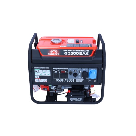 Генератор бензиновый SUNREKA G3500EAX (3,5кВт, 1-Ф, электростартер) 211002, 211002 Генератор бензиновый SUNREKA G3500EAX (3,5кВт, 1-Ф, электростартер) 211002