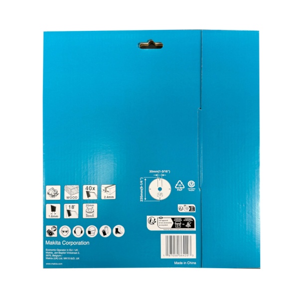 ���� ������� �� ������ 235x30x2.5/1.6, 40T Makita (D-81094)