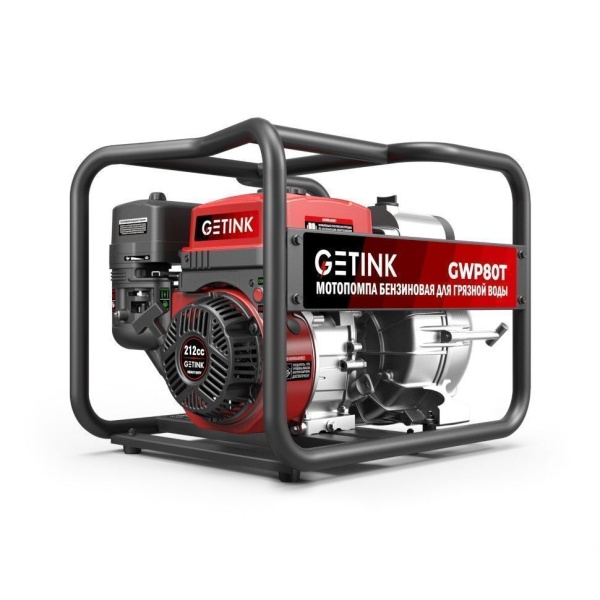 Мотопомпа бензиновая GETINK GWP80T (15005), 15005 Мотопомпа бензиновая GETINK GWP80T (15005)
