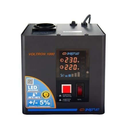 Стабилизатор напряжения Энергия VOLTRON-1000 (5%) Е0101-0154, Е0101-0154 Стабилизатор напряжения Энергия VOLTRON-1000 (5%) Е0101-0154