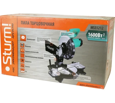 Пила торцовочная Sturm MS55212, MS55212 Пила торцовочная Sturm MS55212