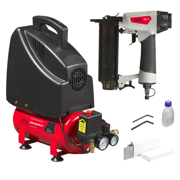 Компрессор безмаслянный FUBAG WOOD MASTER KIT (646035), 646035 Компрессор безмаслянный FUBAG WOOD MASTER KIT (646035)