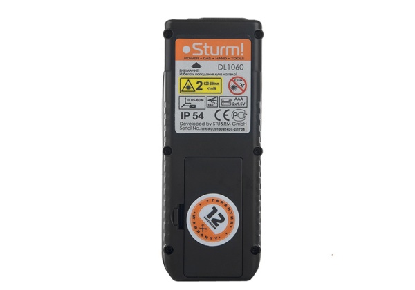 Дальномер лазерный STURM DL1060, DL1060 Дальномер лазерный STURM DL1060